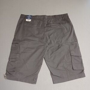 George Mens Messenger Cargo Shorts Charcoal Grey 40 14 Inseam NWT GE25100149462